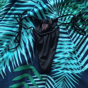 Black Bikini Bottom with Ties